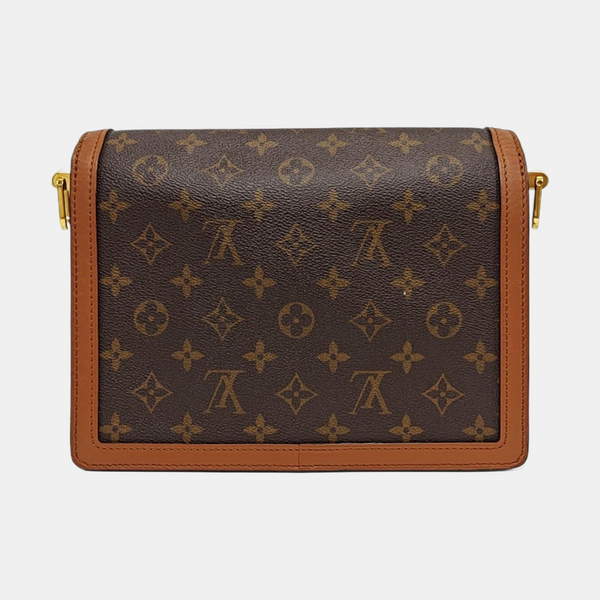 DAUPHINE MM Monogram Coated Canvas Brown