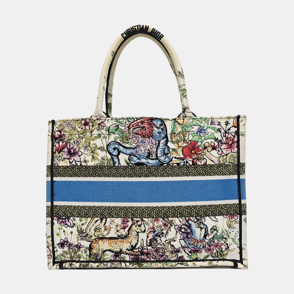 Book Tote Medium Canvas Multicolor