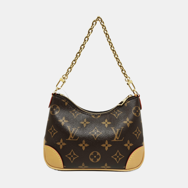 BOULOGNE Nano Monogram Coated Canvas Brown