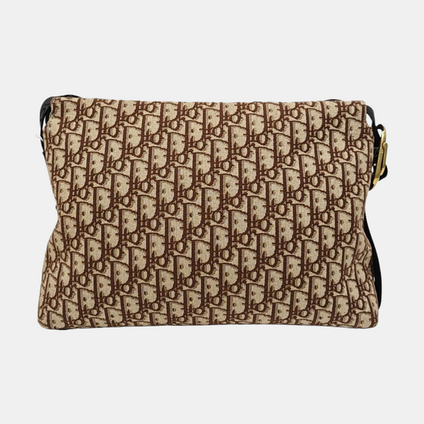 Canvas Crossbody Bag Medium Brown