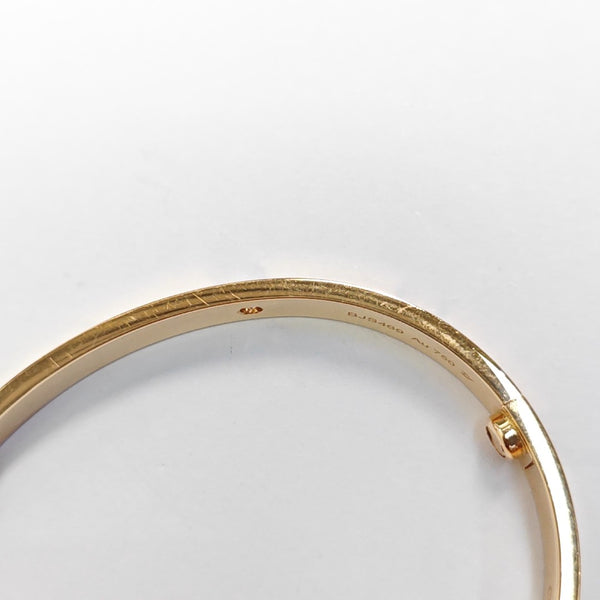 LOVE 18k Rose Gold Bangle