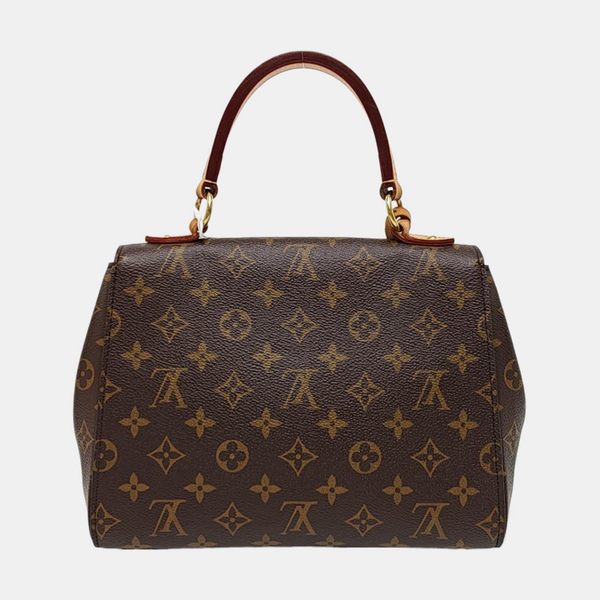 CLUNY BB Monogram Coated Canvas Brown