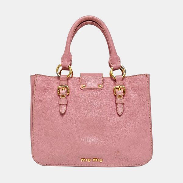 Calfskin Shoulder Bag Pink