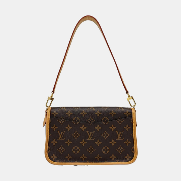 DIANE Monogram Coated Canvas Brown