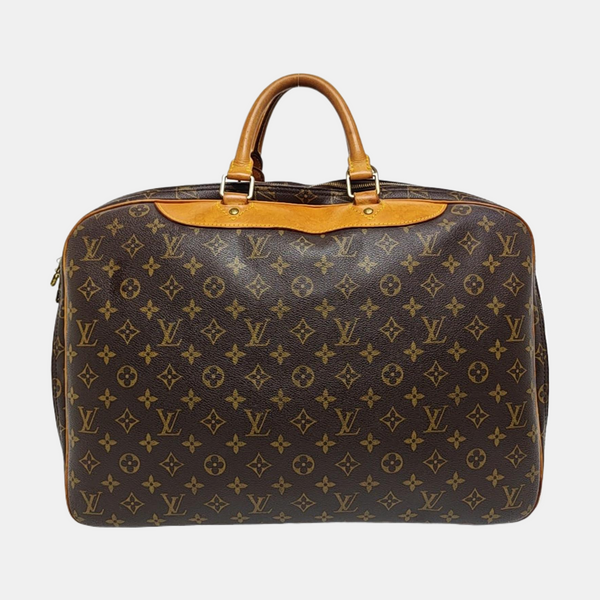 ALIZÉ Monogram Coated Canvas Brown