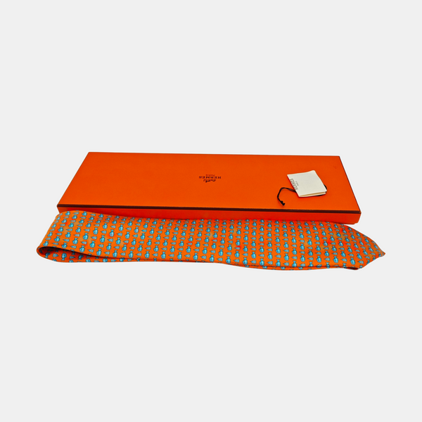 Mulberry Silk Tie Orange