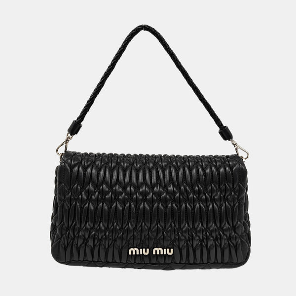 Crystal Quilted Lambskin Black