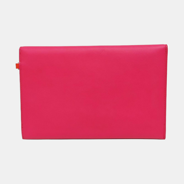 Calfskin Clutch Red