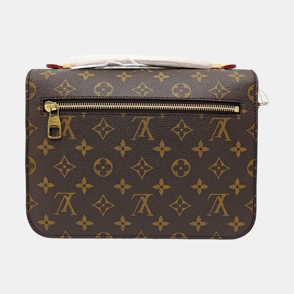 MÉTIS MM Monogram Coated Canvas Brown