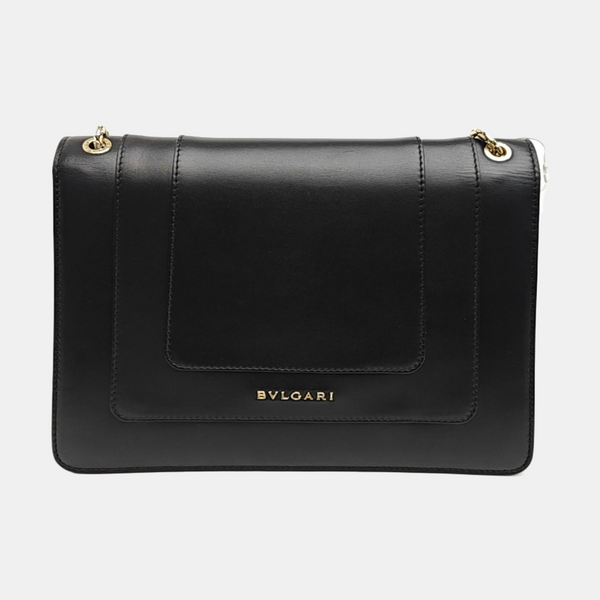 SERPENTI FOREVER Medium Quilted Calfskin Black