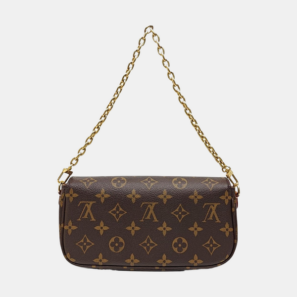 IVY Monogram Coated Canvas Brown