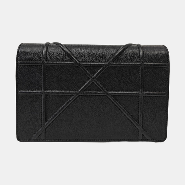 Diorama Cannage Calfskin Black