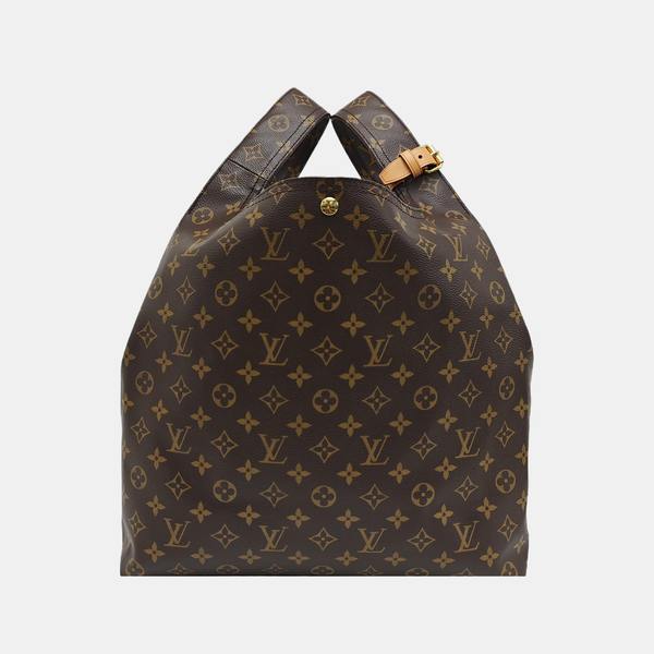 ATLANTIS Monogram Coated Canvas Brown