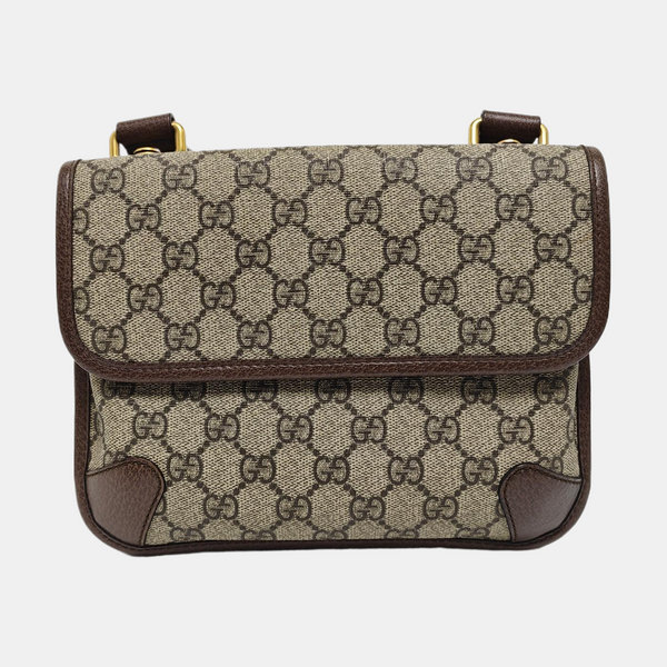 Neo Vintage Small Monogram Coated Canvas Beige