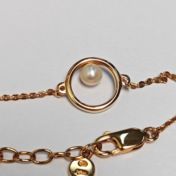 925 Sterling Silver Rose Gold Bracelet
