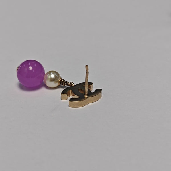 Metal Gold Stud Earrings