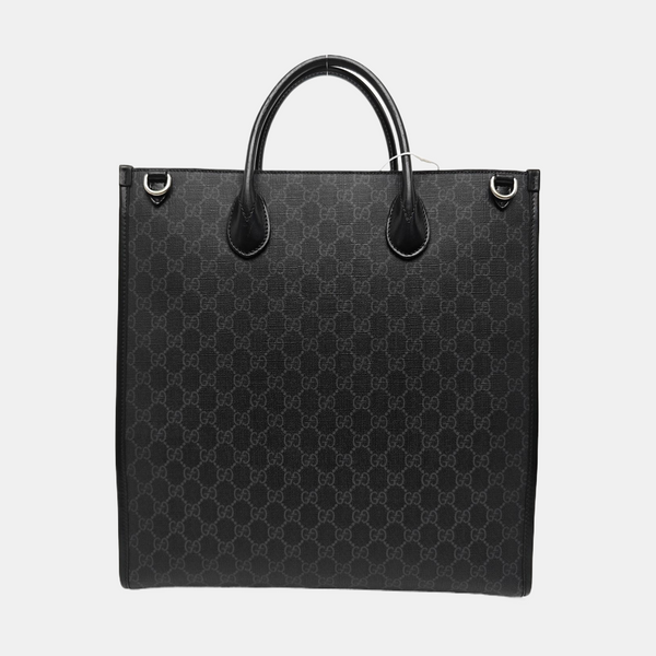 Retro Medium Monogram Coated Canvas Black