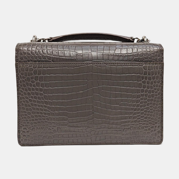 SUNSET Medium Calfskin Gray