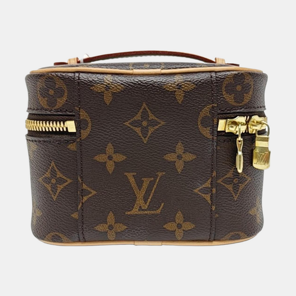 NICE Super Mini Monogram Coated Canvas Brown