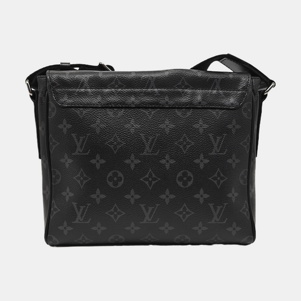 DISTRICT PM Monogram Coated Canvas Black