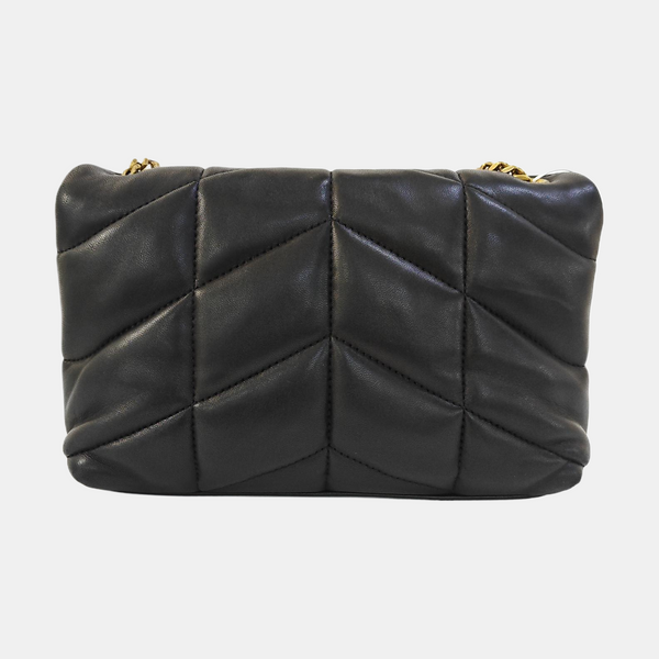 PUFFER Quilted Lambskin Black