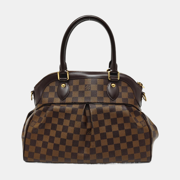TREVI PM Damier Ebene Coated Canvas Brown