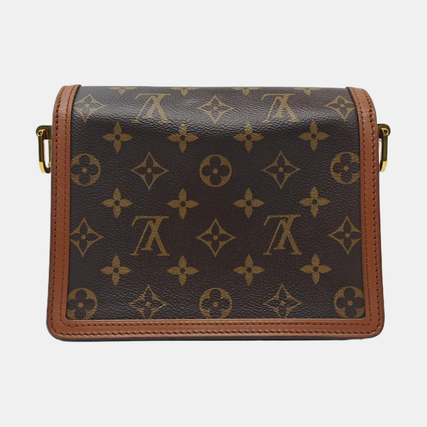 DAUPHINE Mini Monogram Coated Canvas Brown