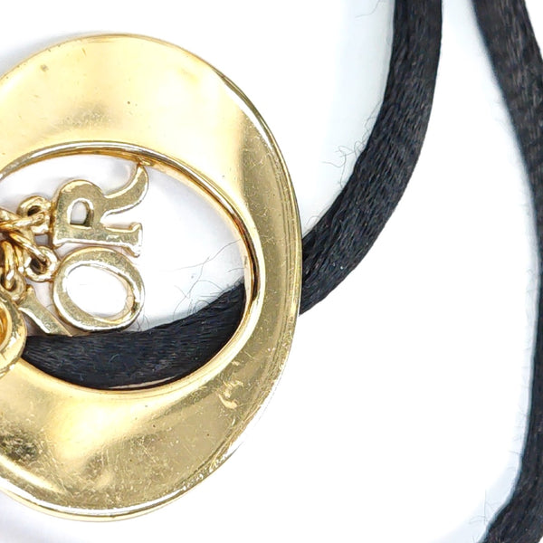 Dio(r)evolution Fabric Gold Necklace