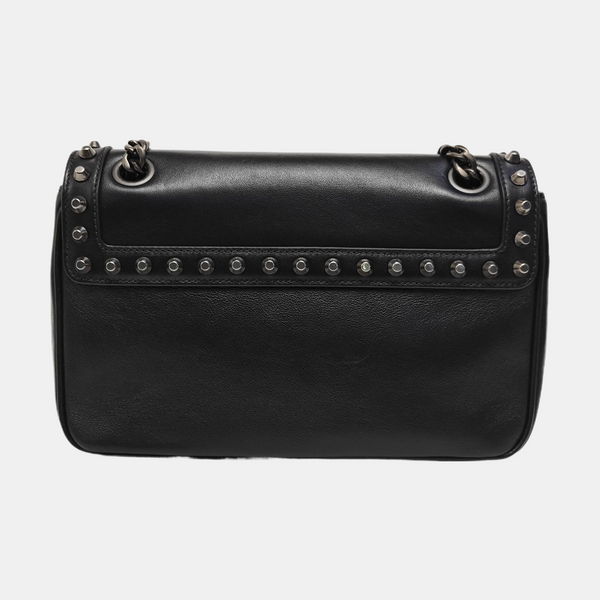 Calfskin Crossbody Bag Black