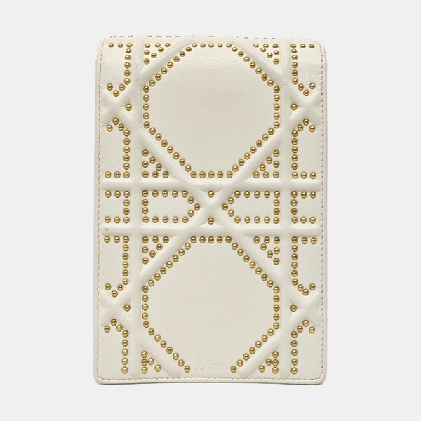 Diorama Cannage Calfskin White