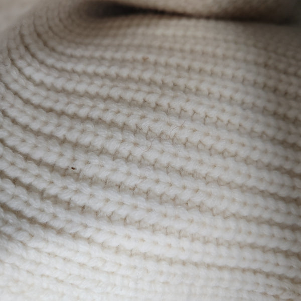 White Wool Scarf