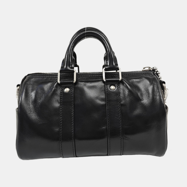 Calfskin Shoulder Bag 25 Black