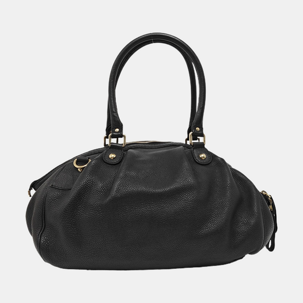 Abbey Calfskin Black