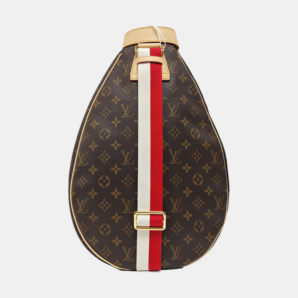 TENNIS RACKET COVER Monogram Coated Canvas Brown