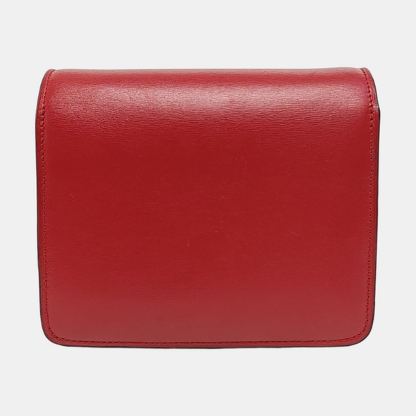 Authenticated pre-owned CLASSIC BOX Mini Calfskin Red - Crossbody Bag at Looply