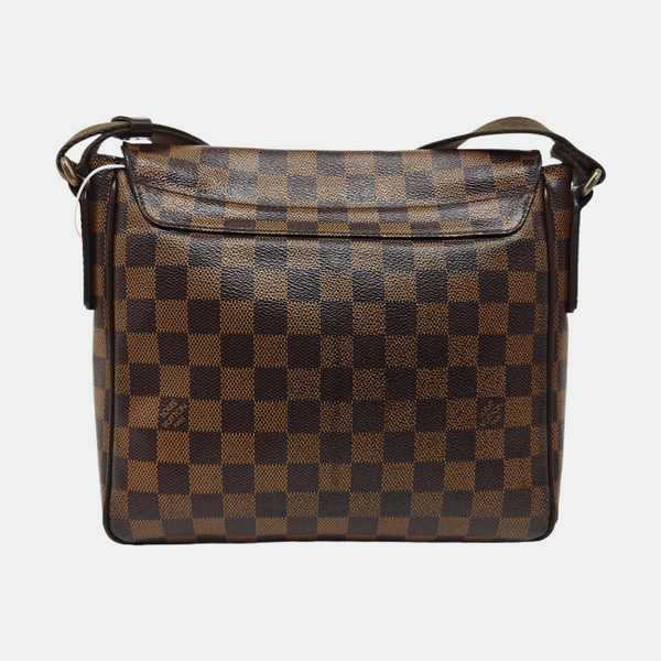 BROOKLYN Damier Ebene Coated Canvas Brown