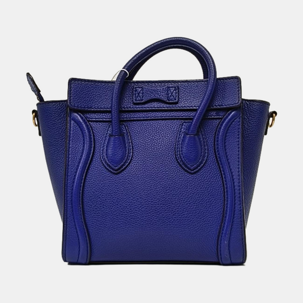 Authenticated pre-owned LUGGAGE Nano Calfskin Blue - Tote Bag at Looply