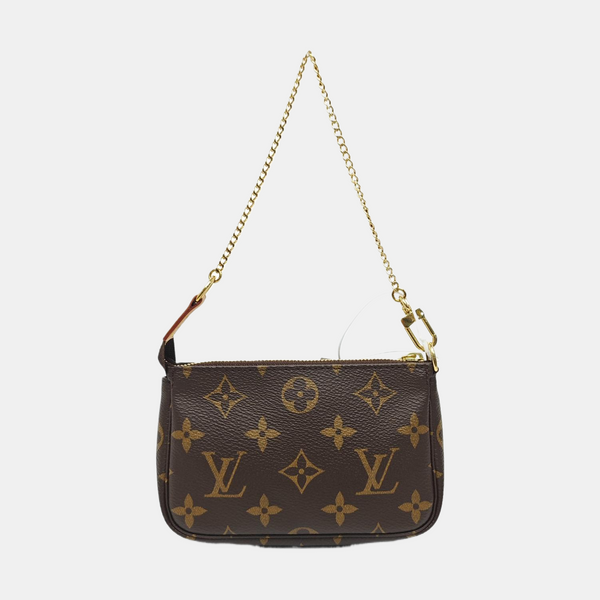 ACCESSOIRES Mini Monogram Coated Canvas Brown