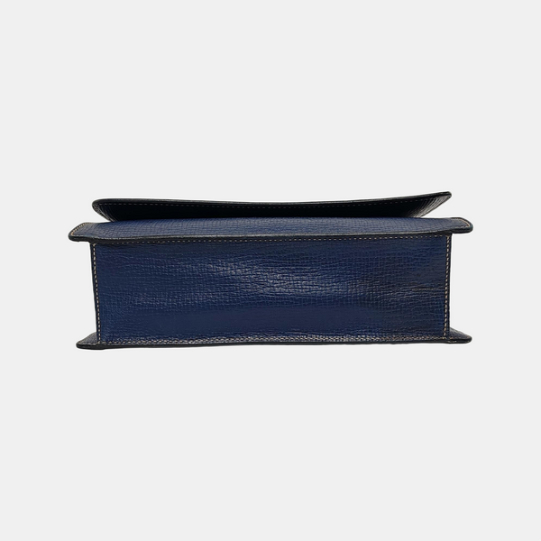 Authenticated pre-owned Barcelona Calfskin Blue - Top Handle Bag at Looply