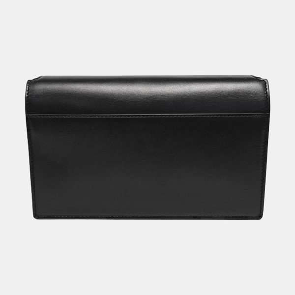 Calfskin Shoulder Bag Black