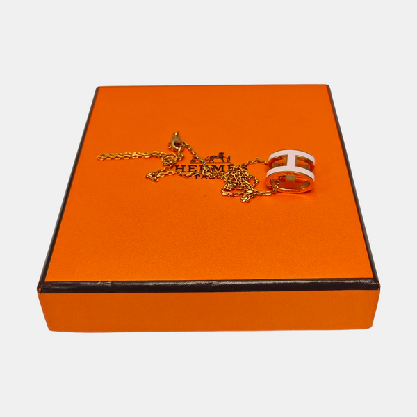 Pop H Metal Rose Gold Necklace