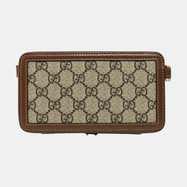 Retro Mini Monogram Coated Canvas Black