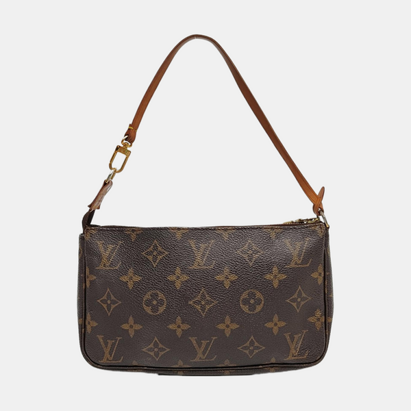 ACCESSOIRES Monogram Coated Canvas Brown