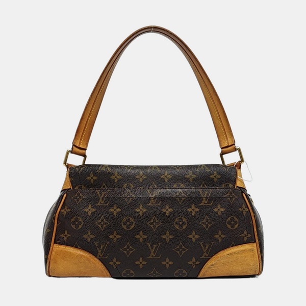 BEVERLY Monogram Coated Canvas Brown