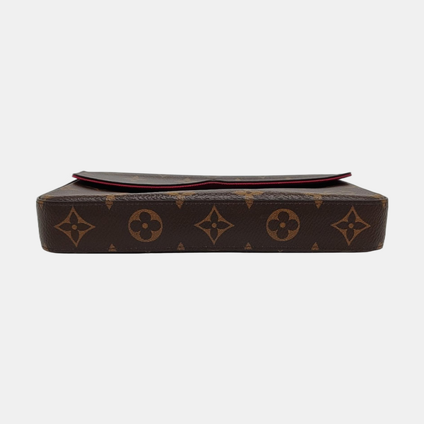 FÉLICIE Monogram Coated Canvas Brown