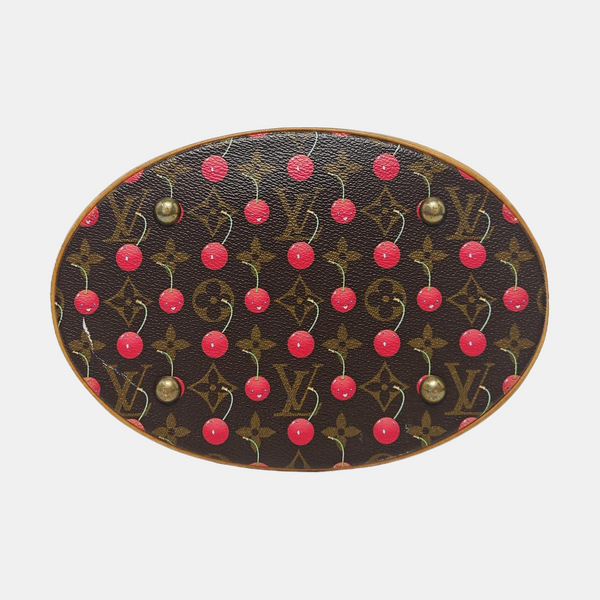 BUCKET PM Monogram Coated Canvas Brown