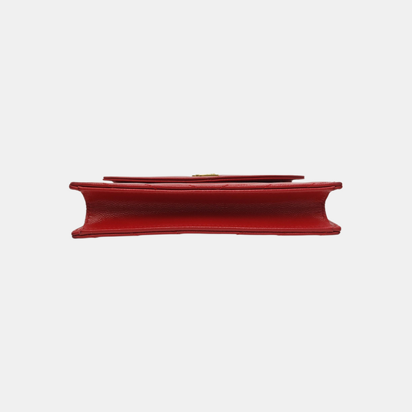 MONOGRAM WOC Quilted Calfskin Red