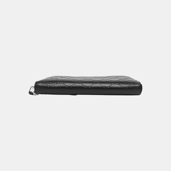 Signature Monogram Calfskin Black Wallet