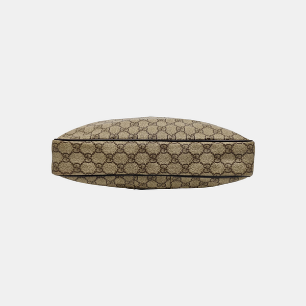Monogram Coated Canvas Shoulder Bag Beige