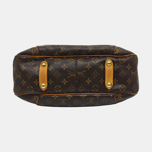 GALLIERA Monogram Coated Canvas Brown